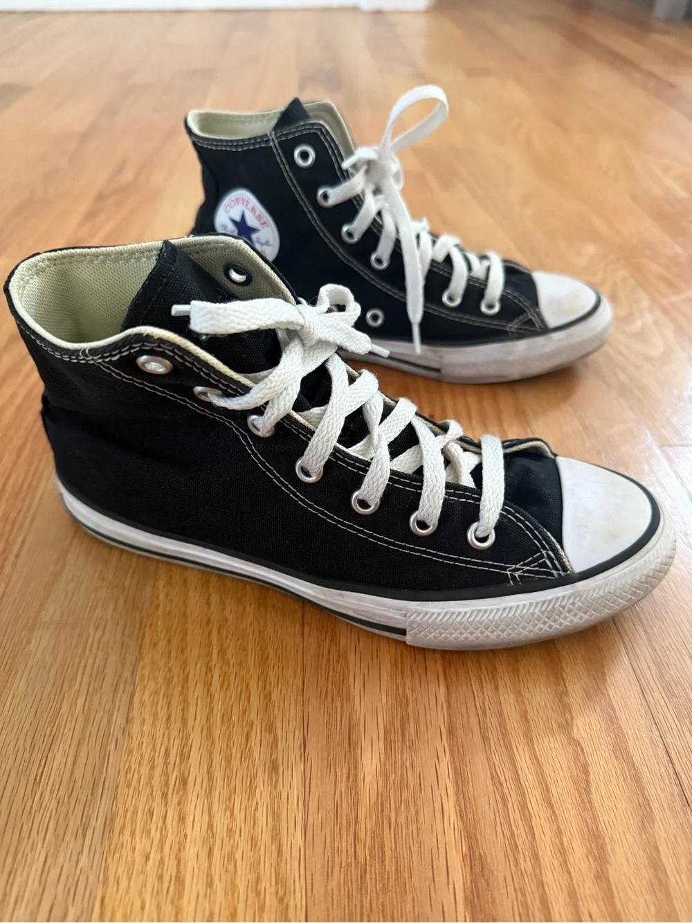 Converse Chuck Taylor All Star High Top Black Unisex Sneakers, Youth Size 3